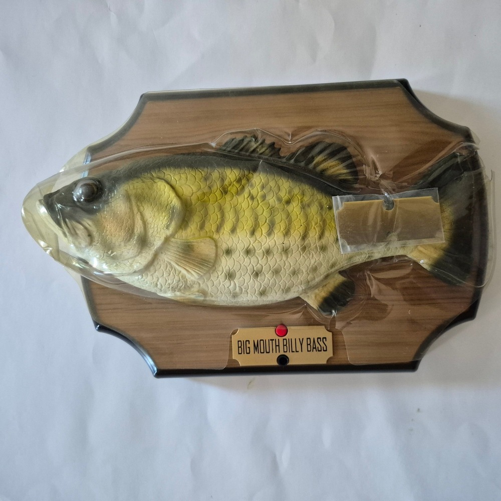Vintage 1999 Big Mouth Billy Bass Singing Sensation Gemmy Motion Activated Fish